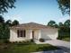 Newly built one-story house with a two-car garage at 1648 Andover Ridge Dr, Deland, FL 32720
