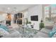 Open living area with comfortable seating and TV at 4738 Terrasonesta Dr, Davenport, FL 33837