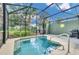 Private screened pool with a spacious patio at 4738 Terrasonesta Dr, Davenport, FL 33837