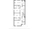 Floor plan showing a 3-bedroom, 3-bathroom home with a hall and walk-in closet at 4738 Terrasonesta Dr, Davenport, FL 33837