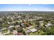 Aerial view showcasing a house's location in a residential neighborhood at 2140 Ridge Dr, Winter Park, FL 32792