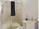 Bathroom with shower, tub and double vanity at 1209 Seburn Rd, Apopka, FL 32703