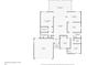 One-story floor plan with 2 bedrooms and 2 baths at 709 Del Rio Way, Kissimmee, FL 34758