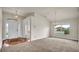Formal dining room with a chandelier, large window, and ample space for a table at 4070 Island Lakes Dr, Winter Haven, FL 33881