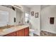 Bathroom with double sinks, shower, and garden tub at 4070 Island Lakes Dr, Winter Haven, FL 33881