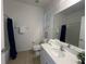 Clean bathroom with bathtub, shower, and updated vanity at 2621 Calistoga Ave, Kissimmee, FL 34741