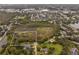 Aerial view of property near a large wetland area at 2119 Brighton Ln, Orlando, FL 32817