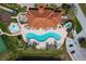 Community pool, tennis courts, and clubhouse in a tranquil setting at 1652 Cumin Dr, Poinciana, FL 34759