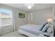 Bedroom with a queen bed and gray walls at 5116 Killarney Way, Kissimmee, FL 34746