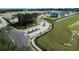 Aerial view of community entrance and landscaping at 3263 Roseville Dr, Apopka, FL 32712