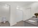 Bathroom with shower and double vanity at 1139 August Sky Dr, Deltona, FL 32738