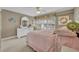 Bright bedroom with a comfortable bed and plenty of closet space at 4831 Saxon Dr # 2270, New Smyrna Beach, FL 32169