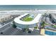 U-shaped condo building near the beach with parking and tennis court at 4831 Saxon Dr # 2270, New Smyrna Beach, FL 32169