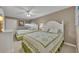 Guest bedroom with twin beds, offering a cozy and restful space at 4831 Saxon Dr # 2270, New Smyrna Beach, FL 32169