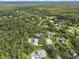Aerial view of houses in a wooded neighborhood at 12200 Treetop Ct, Orlando, FL 32832