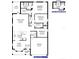 3 bedroom, 2 bath floor plan with open concept living areas at 4332 Sagefield Dr, St Cloud, FL 34773