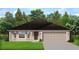 One-story home with a two-car garage and landscaped lawn at 4332 Sagefield Dr, St Cloud, FL 34773