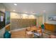 Convenient mail room with a seating area for residents at 322 E Central Blvd # 1214, Orlando, FL 32801