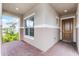 Inviting front entry with brick pavers and a light brown door at 2717 Greenlands St, St Cloud, FL 34772