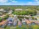 Aerial view of a suburban neighborhood with houses and green space at 188 Ridgemont Ct, Davenport, FL 33896