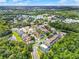 Aerial view of a residential neighborhood near a lake at 188 Ridgemont Ct, Davenport, FL 33896
