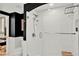 Modern bathroom with white subway tiles and glass shower at 322 E Central Blvd # 901, Orlando, FL 32801