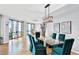 Elegant dining room with city view at 322 E Central Blvd # 901, Orlando, FL 32801