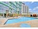 Resort-style pool with ample deck space for lounging at 322 E Central Blvd # 901, Orlando, FL 32801