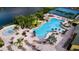 Resort-style pool with a water feature at 8947 Bismarck Palm Rd, Kissimmee, FL 34747