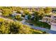 Aerial view showcasing home and street location at 3500 Sail Fish Ave, Fruitland Park, FL 34731