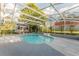 Inviting enclosed pool with a spacious deck at 3500 Sail Fish Ave, Fruitland Park, FL 34731