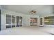 Large covered patio with access to pool and backyard at 372 Hinsdale Dr, Debary, FL 32713