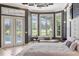 Bedroom with king-size bed and access to the pool at 256 New Gate Loop, Lake Mary, FL 32746