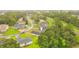 Aerial view showcasing the property's location in a residential neighborhood at 1021 Embrun Ct, Kissimmee, FL 34759