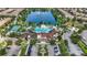 Community pool, clubhouse and lake at 8869 Rhodes St, Kissimmee, FL 34747