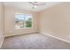 Light-filled bedroom with wall-to-wall carpet and a large window at 2807 Strand Loop Ct, Oviedo, FL 32765