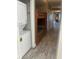 Hallway with a bunk bed and stackable washer/dryer at 13427 Blue Heron Beach Dr # 501, Orlando, FL 32821