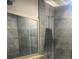 Bathroom with walk-in shower and modern vanity at 13427 Blue Heron Beach Dr # 501, Orlando, FL 32821