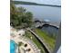 View of the community boat dock and waterfront at 13427 Blue Heron Beach Dr # 501, Orlando, FL 32821