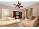 Bright living room with comfortable seating at 250 White Marsh Cir, Orlando, FL 32824