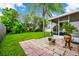 Spacious backyard with a patio, lush lawn, and a screened enclosure at 250 White Marsh Cir, Orlando, FL 32824