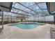 Inviting screened pool with fountain and patio area at 2524 Creekview Cir, Oviedo, FL 32765