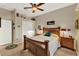 Bedroom with double bed and built-in closet at 3224 Countryside View Dr, Saint Cloud, FL 34772