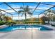 Relaxing screened pool area with spacious deck overlooking a scenic view at 3224 Countryside View Dr, Saint Cloud, FL 34772