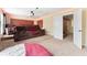 Home theater with sectional sofa and large screen at 1414 Thunderbird Rd, Davenport, FL 33896