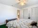 Comfortable bedroom with a double bed and access to a hallway at 2281 E Union Cir, Deltona, FL 32725
