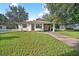 Charming bungalow with a carport, well-maintained lawn, and white picket fence at 507 Francis Blvd, Lakeland, FL 33801