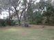 Spacious backyard with lush trees and grassy area at 11540 Sandy Hill Dr, Orlando, FL 32821