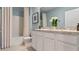 Bathroom with double vanity and bathtub at 2924 Waterlily Way, Poinciana, FL 34759