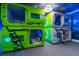 Futuristic bedroom with space-themed bunk beds at 1021 Fantasy Dr, Davenport, FL 33896